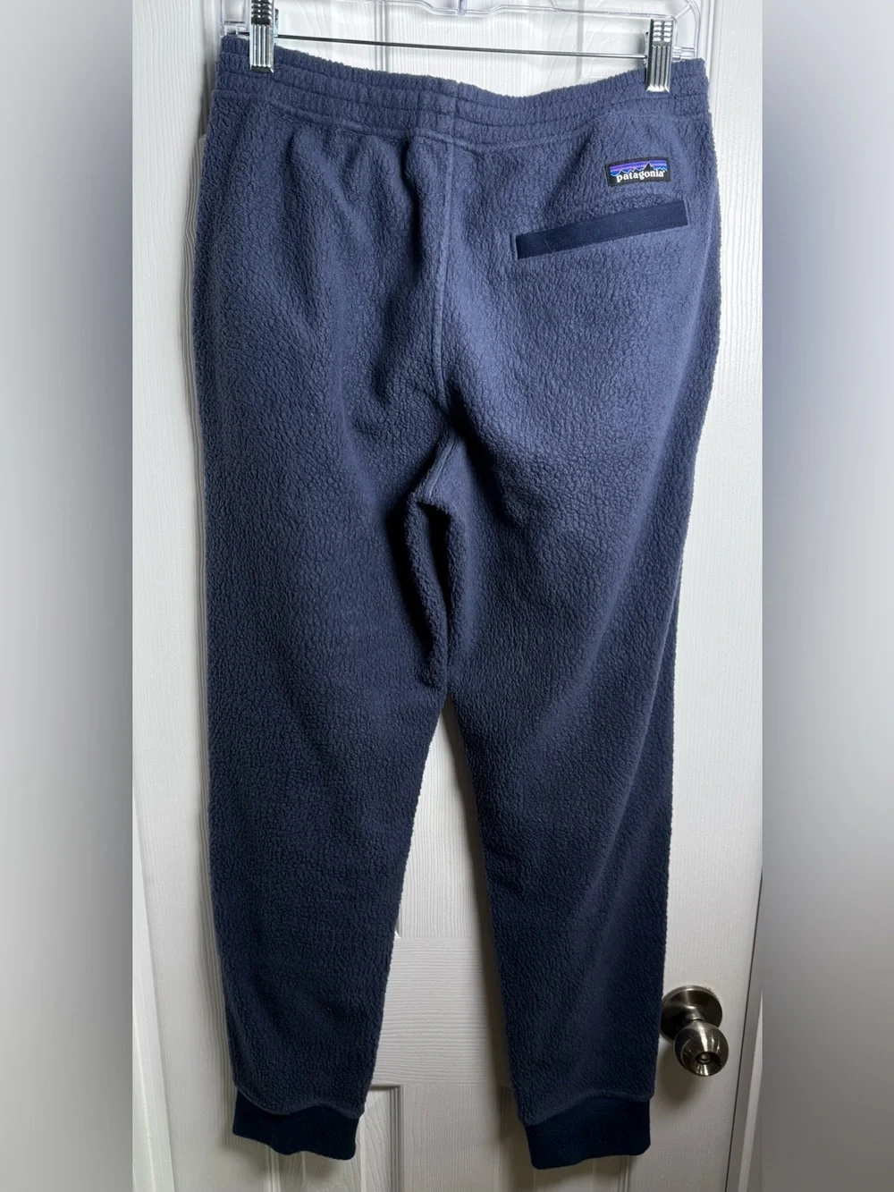 Patagonia Shearling Nena Joggers Fleece Sweatpants Mens S Blue Drawstring Comfy